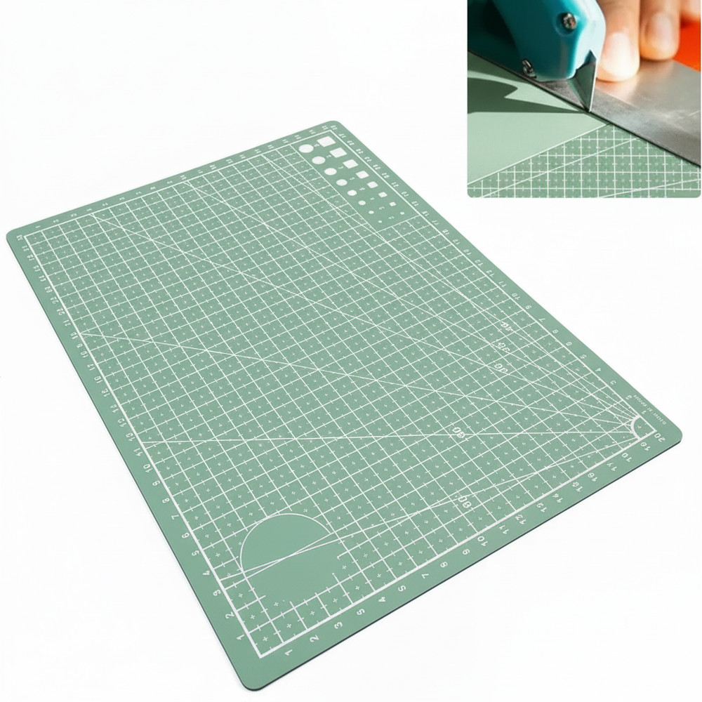 A3 PVC Cutting Mat – Workbench Patchwork, Sewing, DIY, Knife & Leather Cutting B