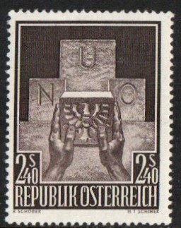 Austria Stamp 610  - Austria admitted to UN