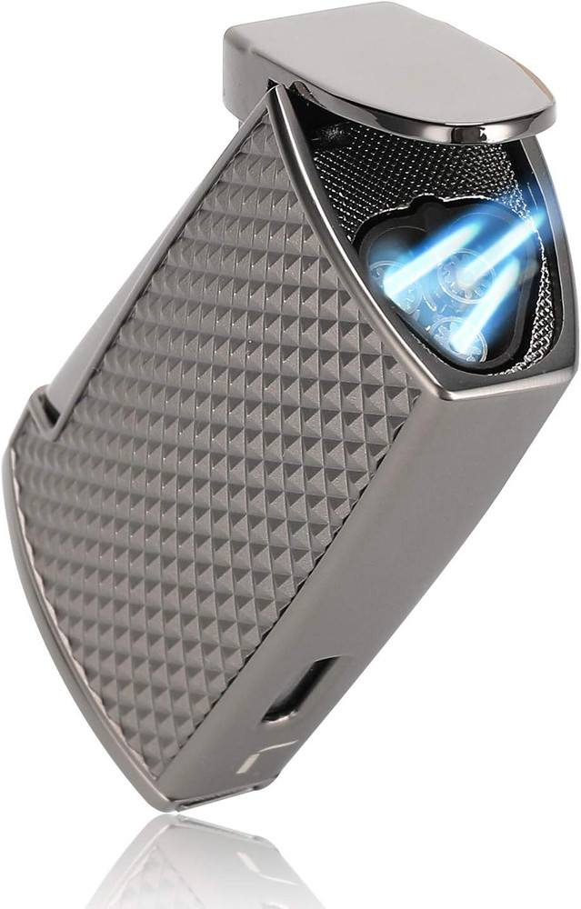 Torch Lighter, 3 Jet Flame Butane Lighter with Punch