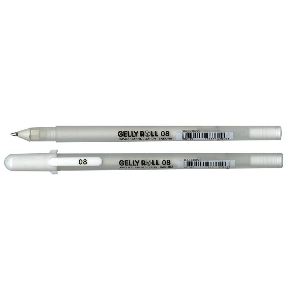 Sakura Gelly Roll White Gel Pens