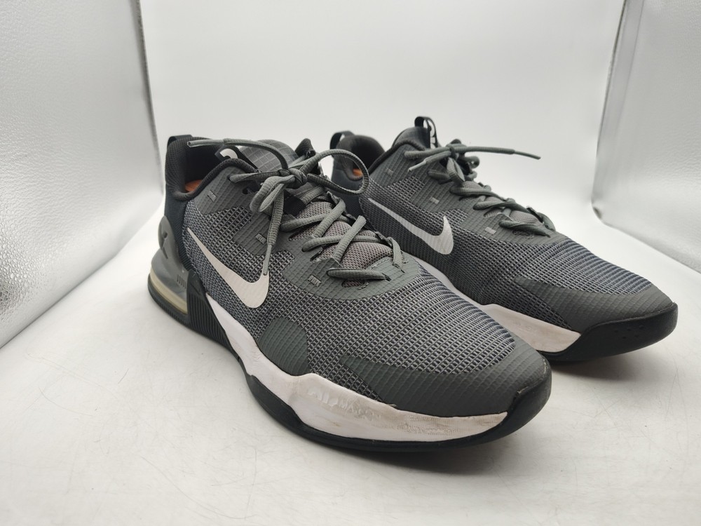 Nike-Air Max-Alpha Trainer 5-Smoke Gray/White-DM0829-003-Shoes-Mens Size 12-NICE