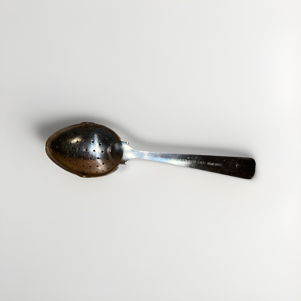 1 PC Silver Stainless Steel Tea Herb Infuser Strainer Spoon for Loose Leaf, Read