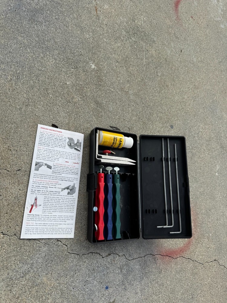 Lansky Deluxe 3-Stone Sharpening System