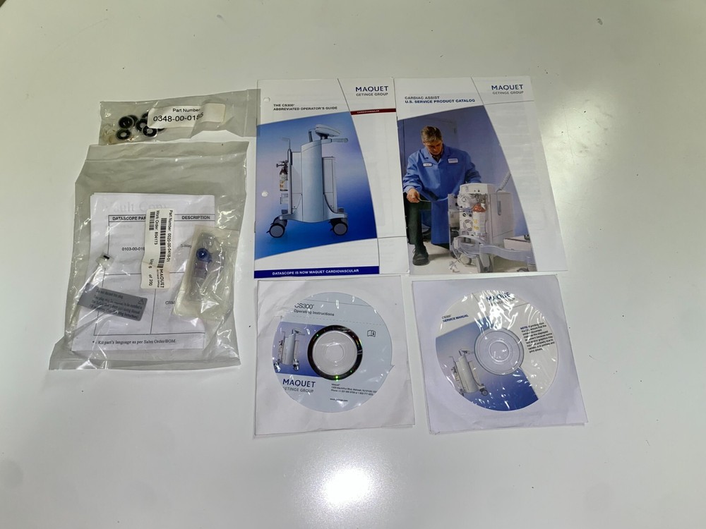 Maquet Datascope CS300 Operating & Service Manual Disk