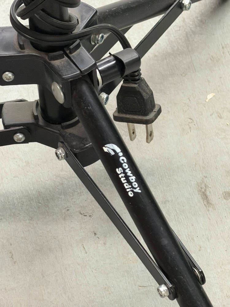 Two Light Stands (CowboyStudio & LS) with Two Studio Socket Light Stand Mounts