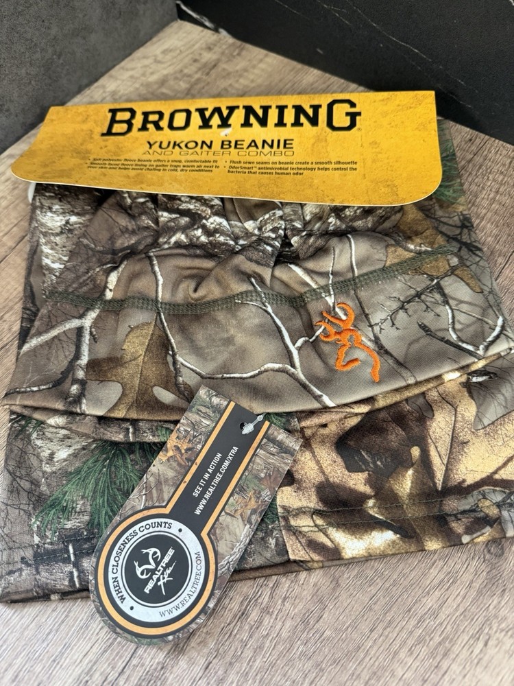 Browning Beanie/Gator Yukon Combo Real Tree