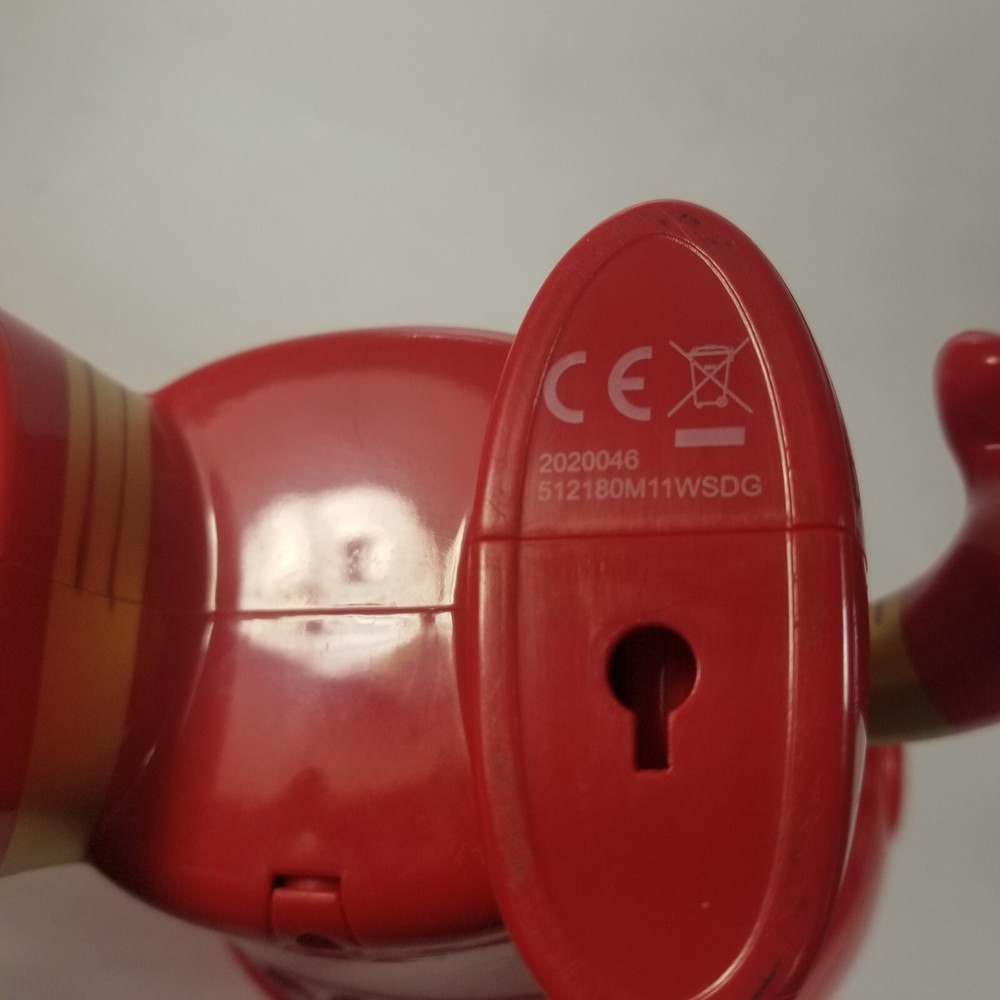 Marvel Iron Man Alarm Clock Digital Red Gold