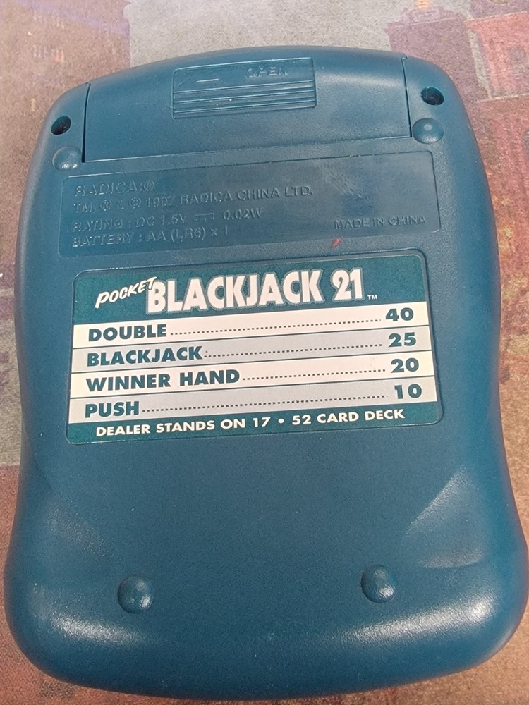 1997 POCKET BLACKJACK 21 T6