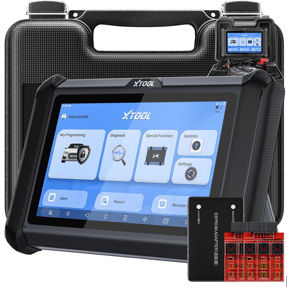 2024 XTOOL X100PADS Auto IMMO K~ey Program Full System Diagnostic Scanner+EEPROM