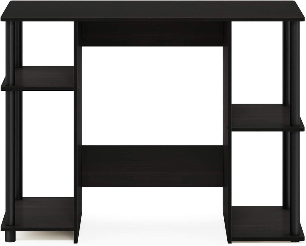 Computer Study Desk Open Storage Shelves Engineered Wood Writing Table Bedroom
