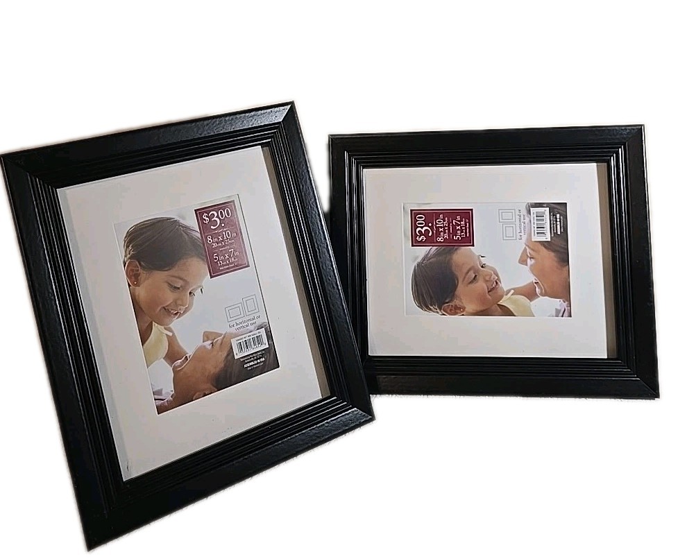 Frames 8x10 Set of Two Black
