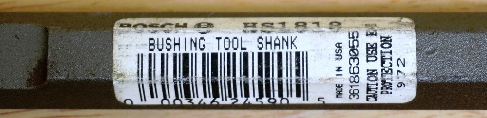 BOSCH 12" Concrete Bit HS1818 Bushing Tool Shank
