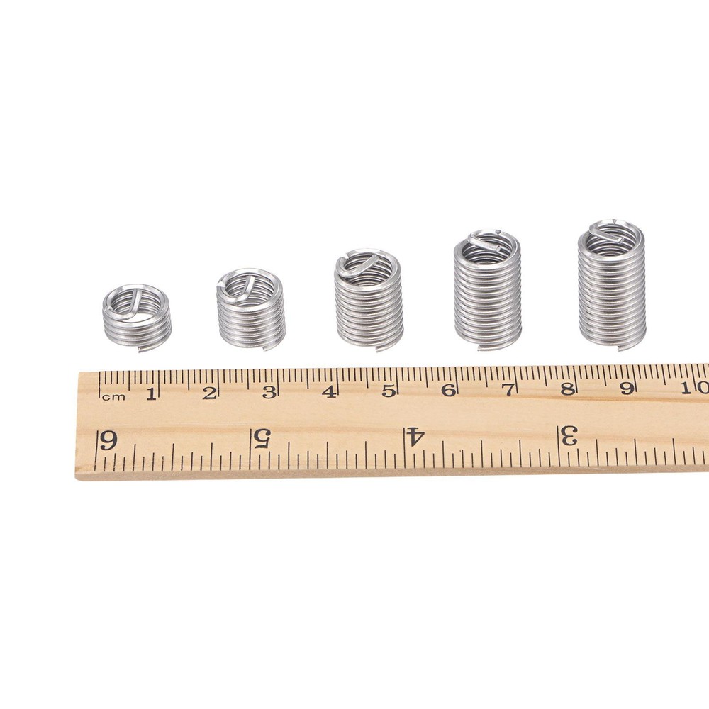 10pcs 3/8-16 UNC 2.5D 304 Stainless Steel Wire Thread Insert Threaded Sleeve