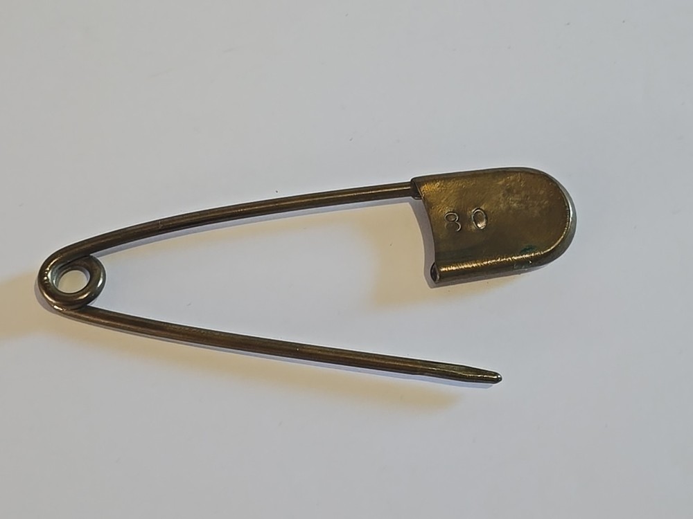 Vintage Brass 5" Laundry Pin