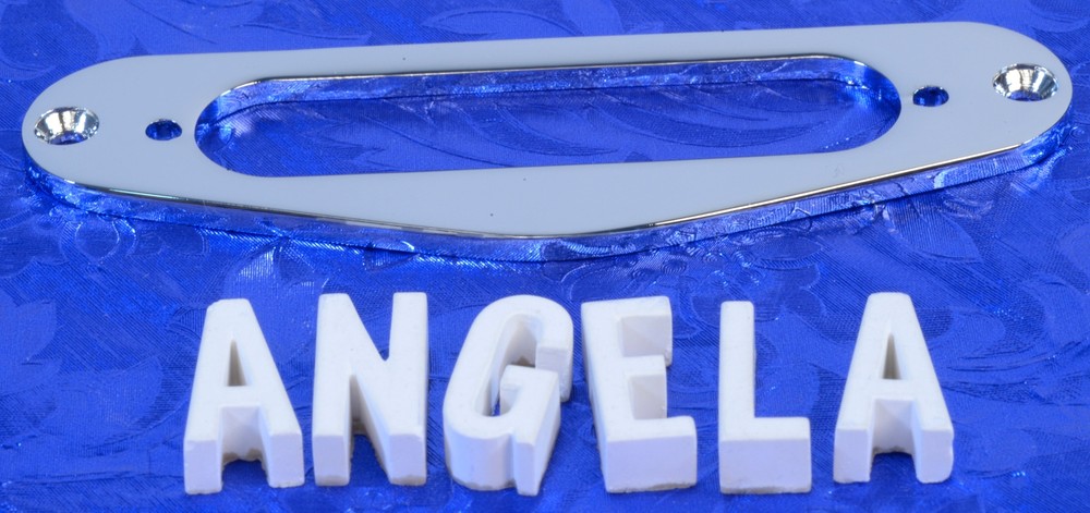 Chrome Pickup Mounting Plate For Telecaster Neck Pickup, #CPP