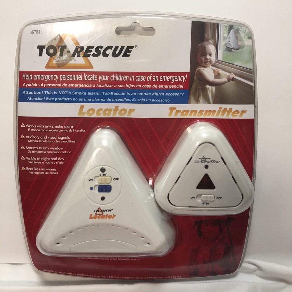 Tot -Rescue Locator and Transmitter Emergency Help Set