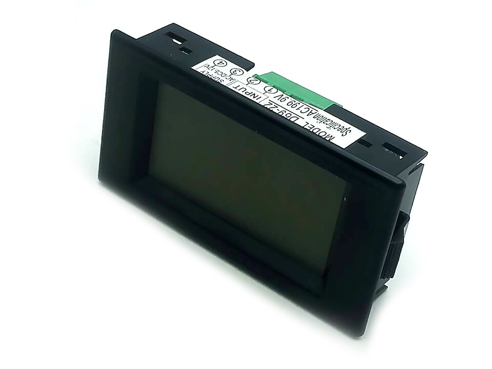 US Stock Blue LCD Digital Volt Panel Meter Voltmeter AC 0~200V 4 Wire