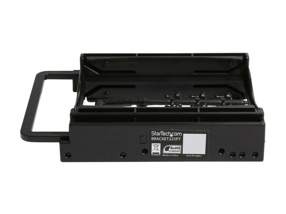 StarTech.com Dual 2.5" SSD/HDD Mounting Bracket for 3.5" Drive Bay - Tool-Less I
