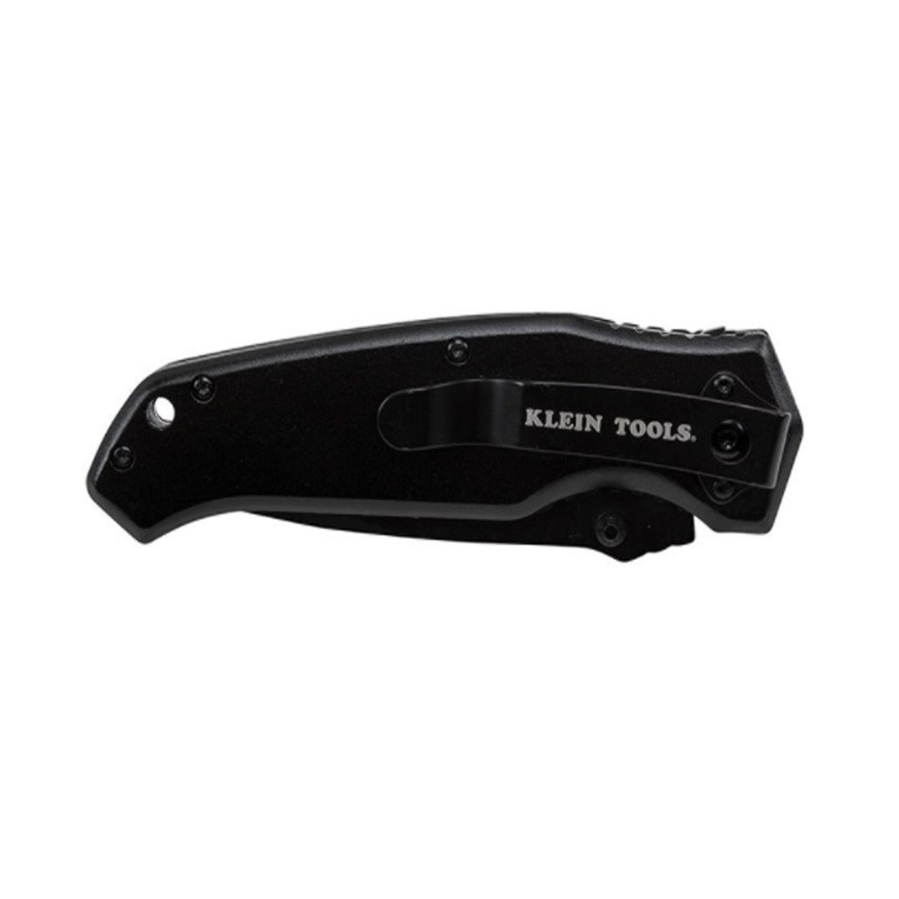 Klein Pocket Knife Black Drop Point Blade