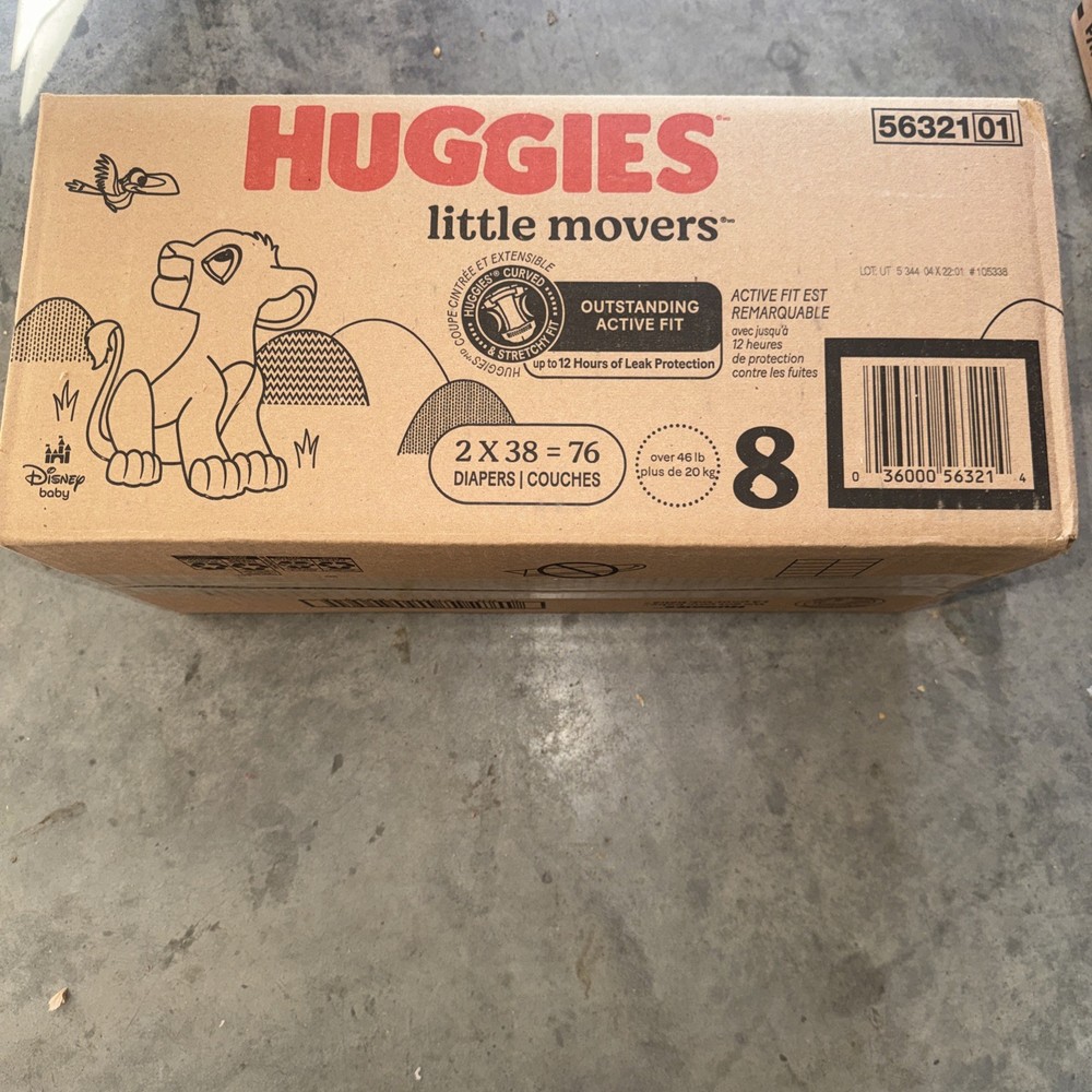 Huggies Little Movers Size 8