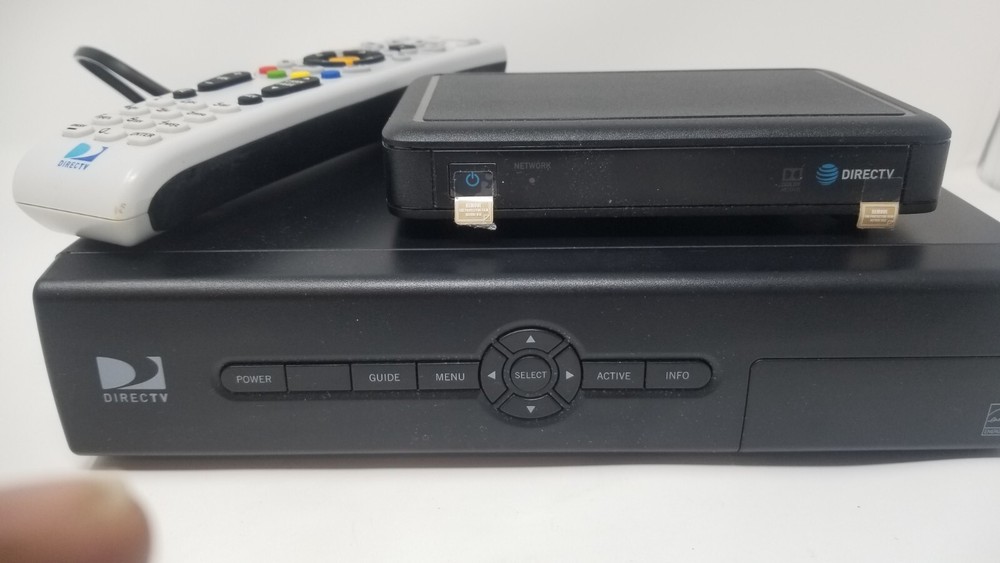 Direct TV Satellite Receiver Cable 2 Box MODEL D12-500 Bundle