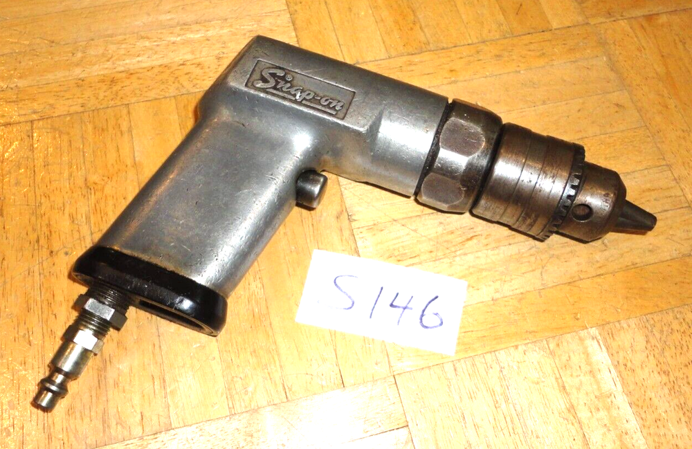 SNAP-ON TOOLS 1/2 SIZE CHUCK AIR DRILL WORKS GREAT PD3