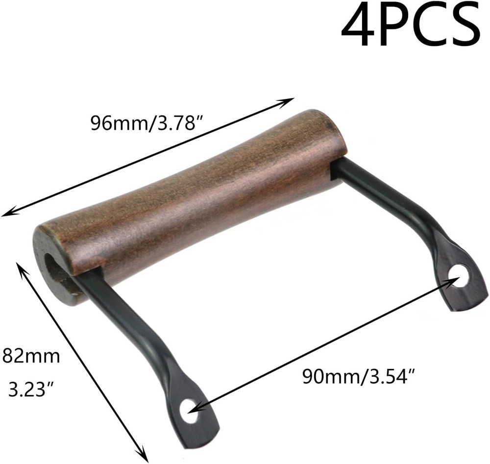Crapyt 4 PCS Handles for Trays Serving Tray Handles Box Pull Handle Sturdy Servi