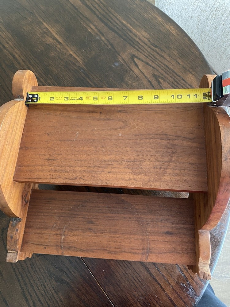 Vintage Wooden Cat Step Stool