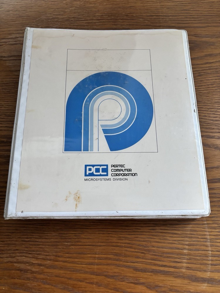 iCOM Attache S100 Computer Users Manual Pertec Binder Disk All Included