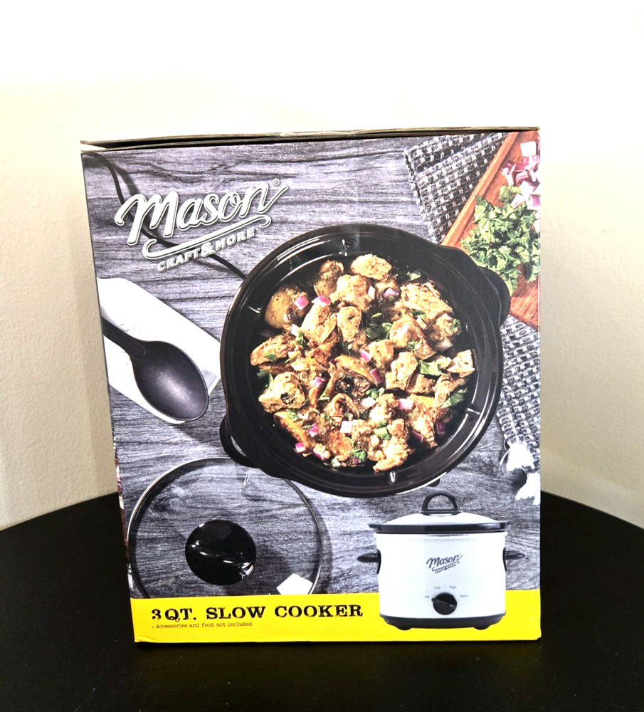Mason 3 Quart Slow Cooker