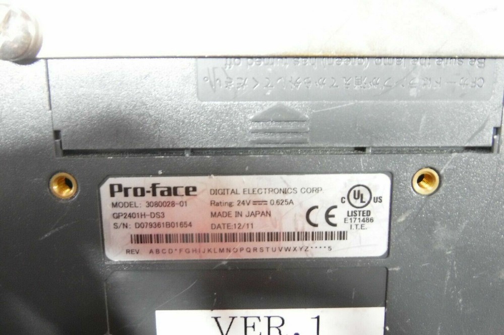 PROFACE INTERFACE PANEL GP2401H-DS3 3080028-01
