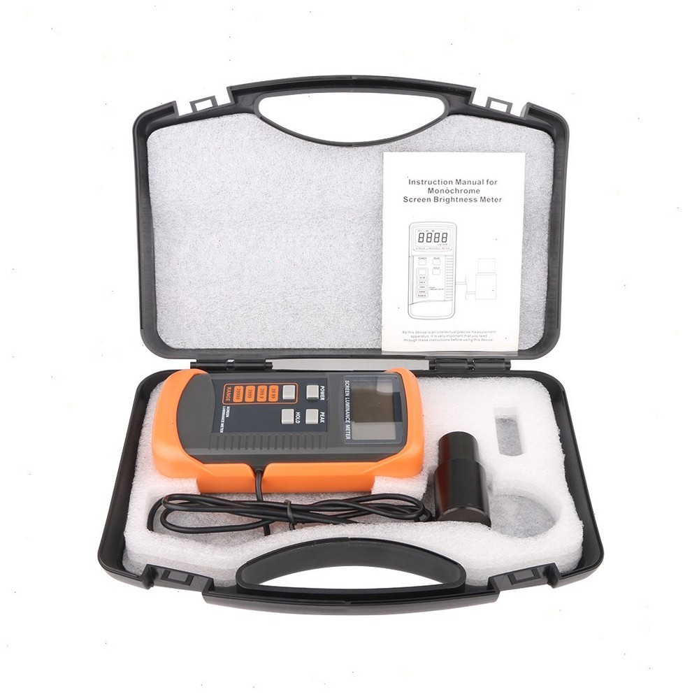 Handheld Screen Luminance Meter with Range 0.01-39990cd/m² Peak Value Latching