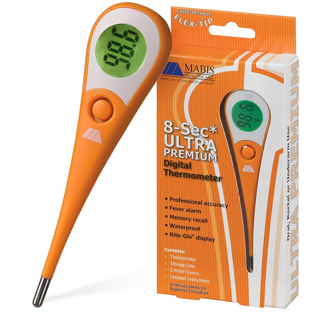 6 Pack- DMI 8-Second Ultra Premium Digital Thermometer