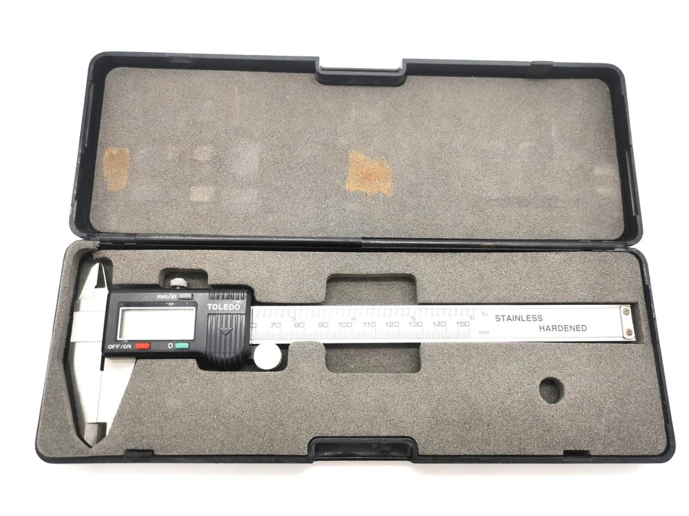 Toledo 0-150mm Digital Caliper with Case