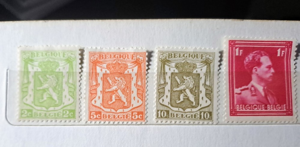 Belgium Stamps Mlh