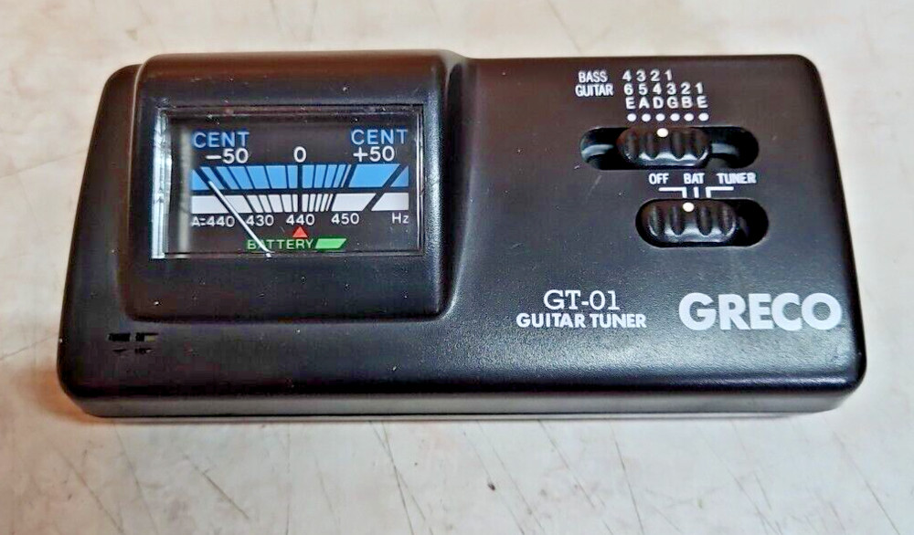 Greco GT-01 Guitar Tuner; Korea; Untested