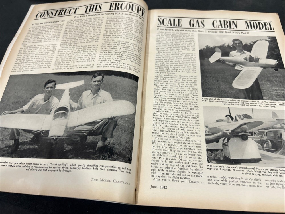 Model Craftsman June, 1942