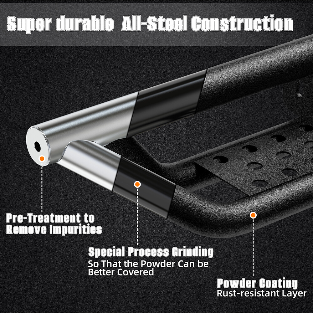 Running Boards for 2007-2018 Silverado/Sierra 1500 Double Extended Cab Side Step