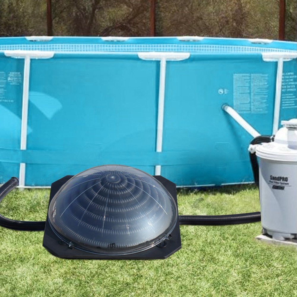 Solar Pool Heater Above Ground Domed Solar Powered Swimming Pool Heating Coil US