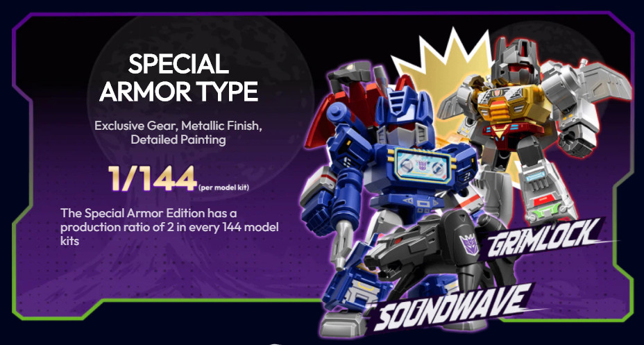 Blokees Transformers Soundwave Special Armor Type Defender Version 03 Model Kit