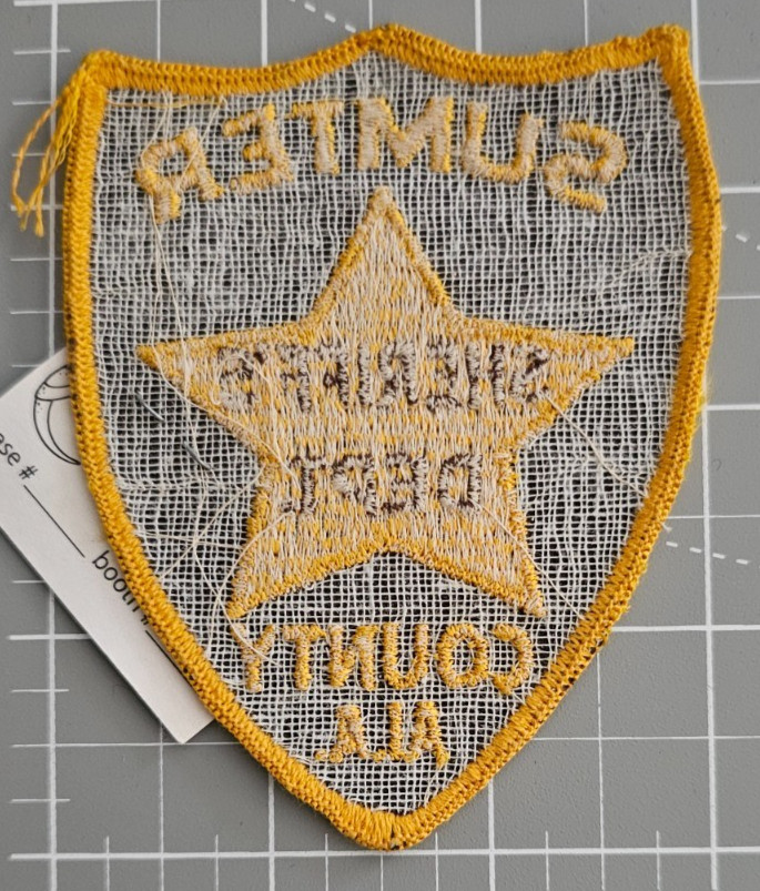 Sumter County ALA. Alabama Sheriff's Dept Shoulder Patch NEW