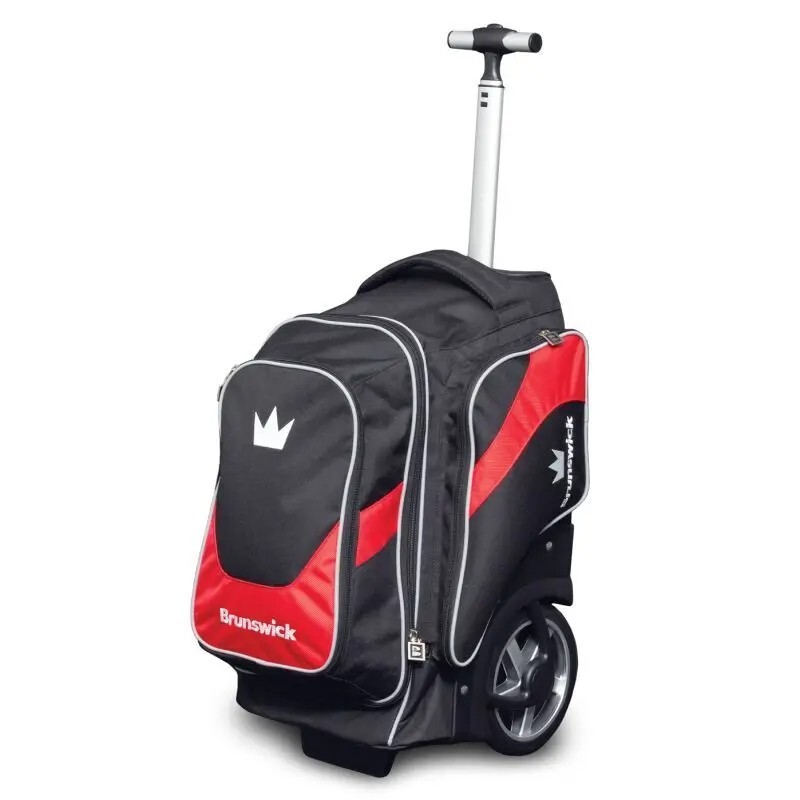 Brunswick Charger 2 Ball Roller Bowling Bag Red