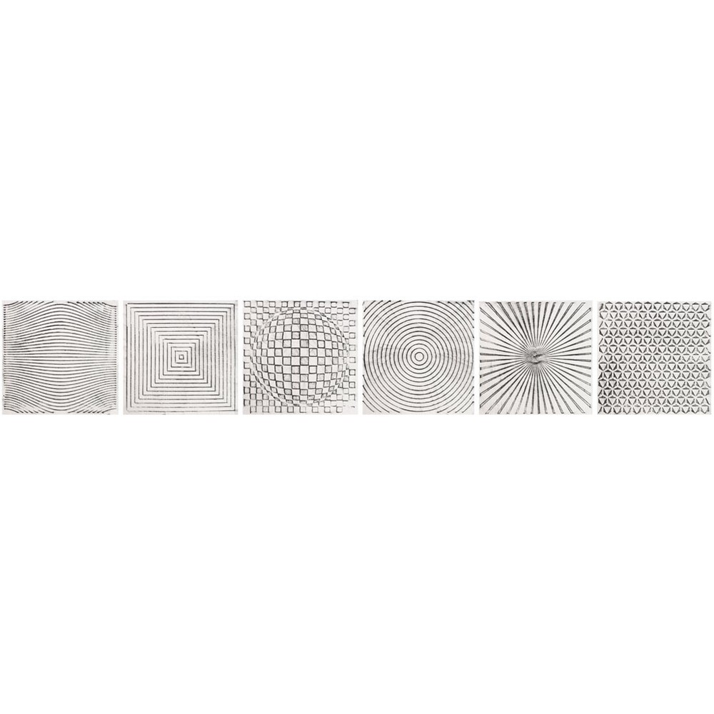 Optical Illusions Roylco Texture Rubbing Plates