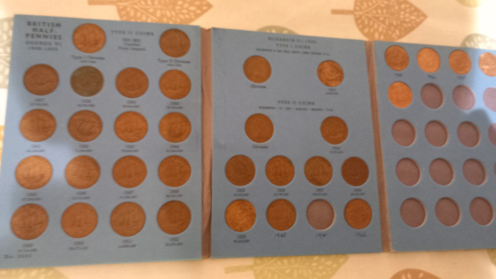 Whitman Halfpennies Set
