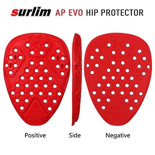 Protector CE Insert Armor Motorcycle Pants Replacement Pads Pair Hip