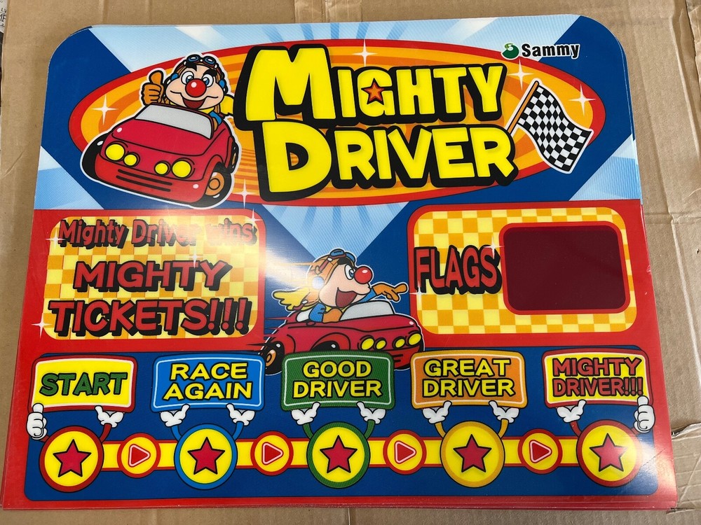 NOS Sammy MIGHTY DRIVER marquee translite