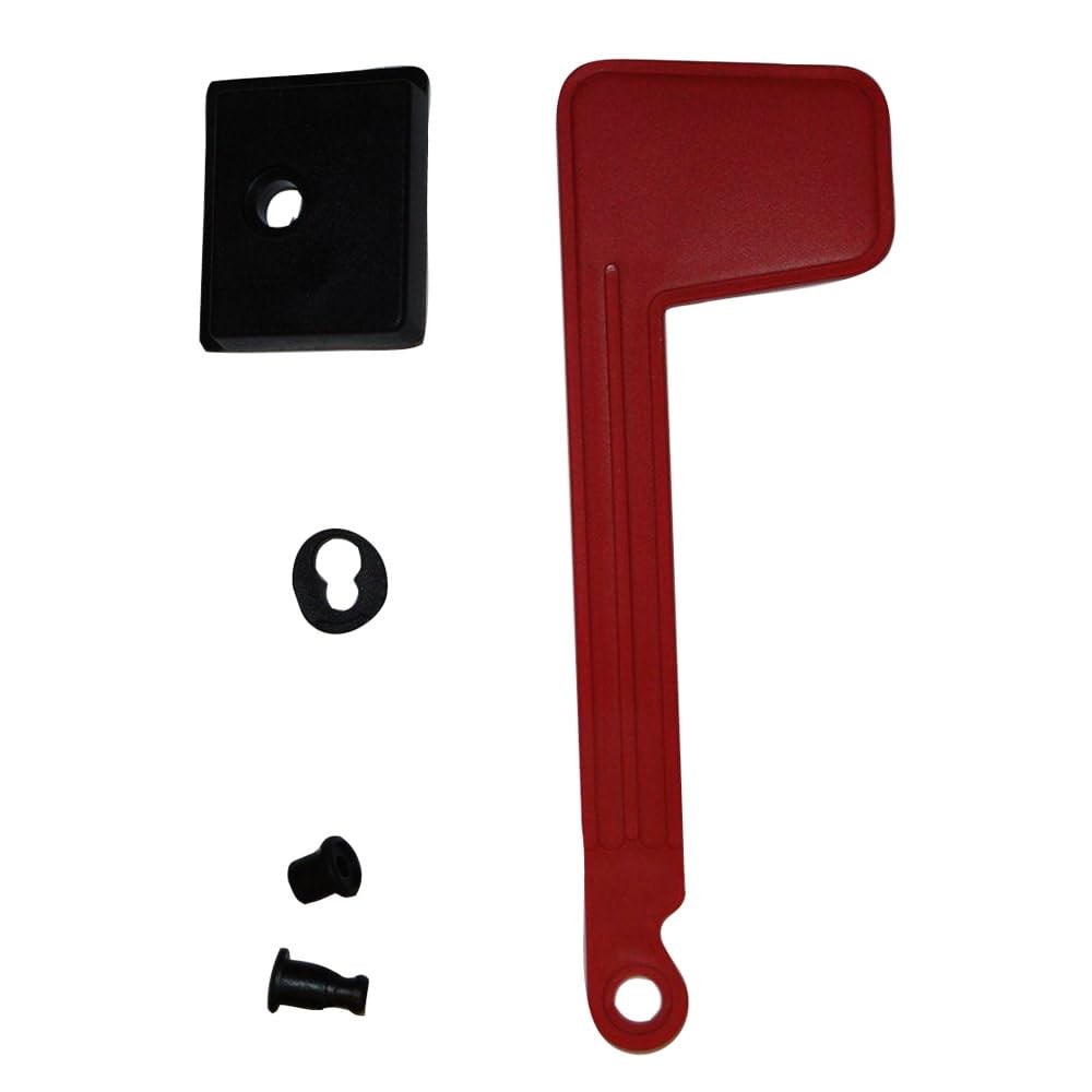 Mailbox Flag Kit, Durable Plastic Replacement, for USPS Mailbox, Red
