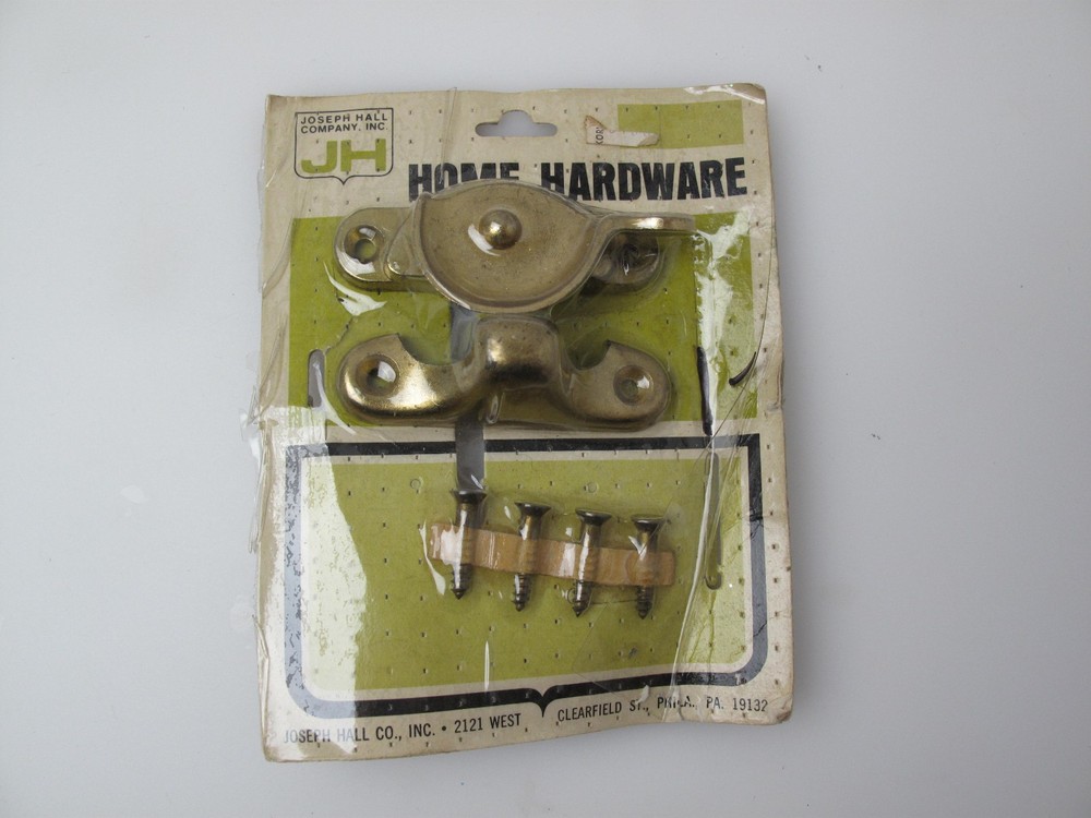 Vintage Home Hardware Brass Finish Sash Lock