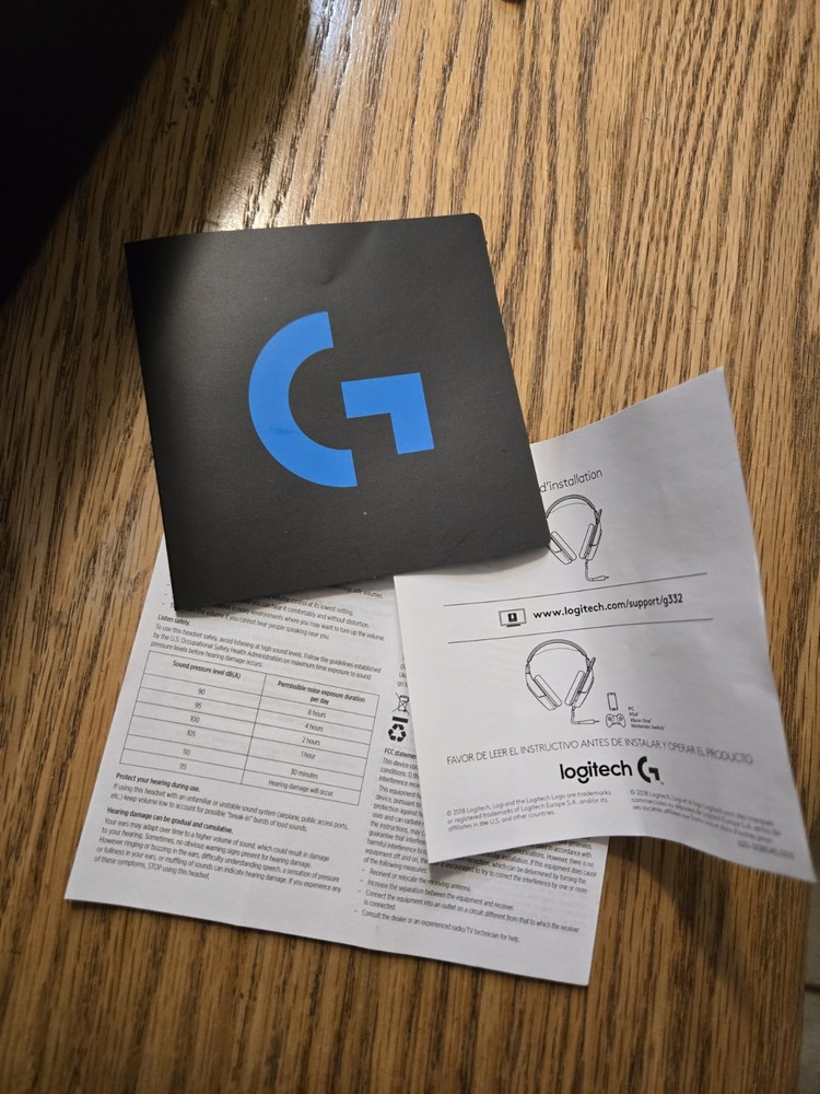 Logitech G332 Stereo Gaming Headset for PC, PS4