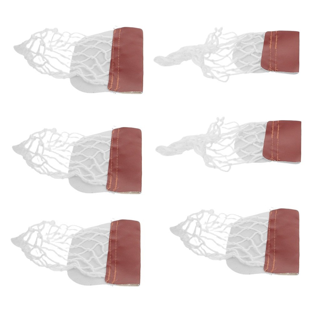 6 Pcs Pool Table Replacement Mesh Bag Accessories Billiards Pocket